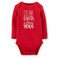 Carter's Baby Girls I Love You Santa Bodysuit (Newborn) Red