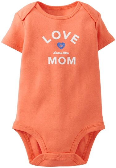Carter's Baby Girls' Graphic Slogan Bodysuit (Baby) - Dress Like Mom - 6 Months