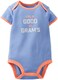 Carter's Baby Girls' Slogan Bodysuit (Baby) - Blue - 18 Months
