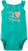 Carter's Baby Girls' Slogan Bodysuit (Baby) - Turquoise - Newborn