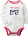 Carter's Baby Girls' Slogan Bodysuit - Dads Lucky - 12 Months