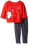Carter's Baby Girl's 2 Piece Graphic Set - Penguin - 3 Months