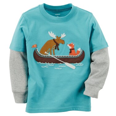 Carter's Baby Boy's Graphic Tee - Canoe - 3 Months