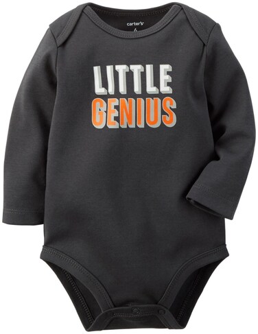 Carter's Baby Boys' Slogan Bodysuit - Little Genius - 12 Months