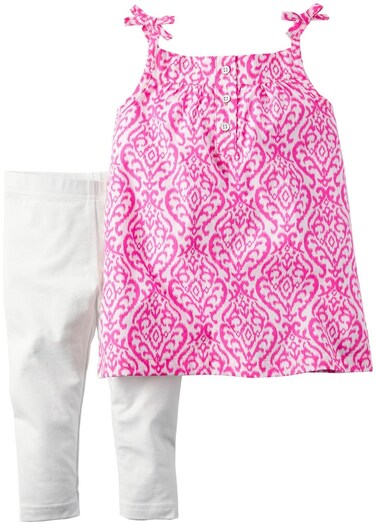 Carter's Baby Girls' 2 Pc Playwear Sets 239g152, Print, New Born