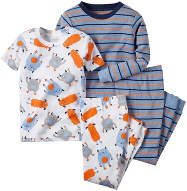 Carter's Baby Boys' Graphic Footie 321g076, Monster, 9 Months