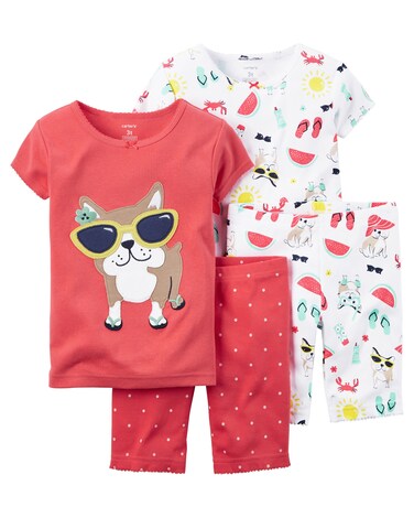 Carter's 4 Pc Cotton, Print
