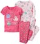 Carter's Baby Girls' 4 Pc Cotton 331g158, Tea Party Pink, 9 Months