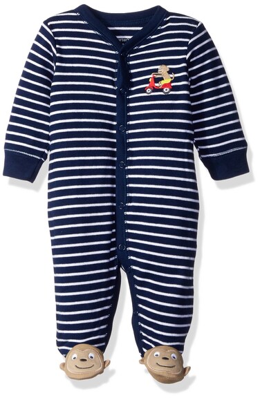Carter's Baby Boys Footie 115g074, Monkey, 9 Months
