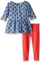 Carter's Baby Girls 2 Pc Playwear Sets, Print, NB
