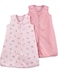 Carter's Unisex Baby 2-Pack Cotton Sleepbags (Pink/Floral, Small)