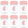 Nenesupply Storage Bottles Collection Bottles for Spectra S1 S2 Motif Luna Breast Pumps 6 pc 4.7oz 140ml with Collar and Sealing Disc. Breastmilk Storage Replace Spectra Bottles Wide-Mouth Bottles