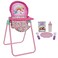 Baby Alive 509 Crew Doll High Chair Set - Pink &amp; Rainbow - 6 Pieces, Fits Dolls Up to 24", Highchair w/Front Feeding Tray &amp; 5 Feeding Accessories, Pretend Play for Kids Ages 3+