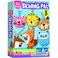 KRAFUN My First Sewing Animal for Kids, Beginner Art &amp; Craft, 5 Easy Activities Stuffed Animal Dolls, Keyring Charms, Instructions &amp; Felt Materials for Learn to Sew, Embroidery