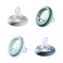 Tommee Tippee Breast-Like Pacifier, 6-18 Month Pack of 4 Pacifiers with Breast-Like baglet, Symmetrical Design, BPA Free