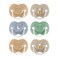 Tommee Tippee Anytime Pacifier, 18-36 Months, 6 Pack of Symmetrical, BPA Free Pacifiers