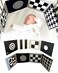 Samuel Sensory Board for Babies - Supersized Black and White Baby Cards for Developmental Newborn Tummy Time Toys - 100cm Newborn Black &amp; White Toys for 0-3 Months &amp; Older - Thick Stand Up Board No. 1