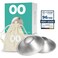 The Original Silver Nursing Cups by LoveNoobs, Nipple Shields for Breastfeeding Newborn, Silver Nipple Covers Breastfeeding, 925 Grade Silver Layered Tri-Laminate, Regular, Breastfeeding Essentials