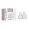 BIBS Bottle Nipple 2-Pack. Anti-Colic. Extra Nipples for BIBS Baby Bottles. Round Nipple. - Silicone, Medium Flow