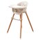 Fodoss 3-in-1 Wooden High Chair for Babies and Toddlers,Convertible Easy Clean Infant Highchair,Silla Modern Design para Comer De Bebe