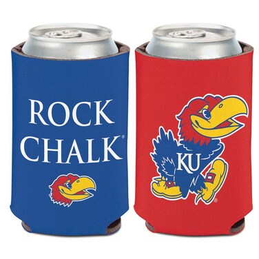 WinCraft Kansas Jayhawks Can Cooler Slogan Design