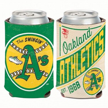WinCraft Oakland Athletics Can Cooler Vintage Design