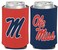 NCAA University Mississippi Rebels Ole Miss 1 Pack 12 oz. 2-Sided Can Cooler