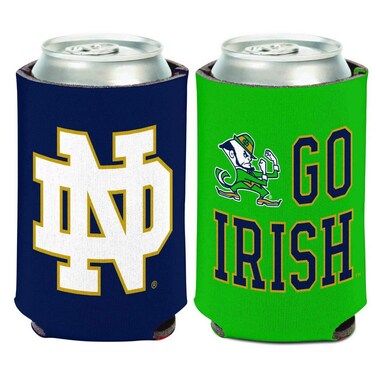 WinCraft NCAA Notre Dame Fighting Irish 1 Pack 12 oz. 2-Sided Can Cooler
