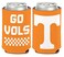 NCAA University Tennessee Volunteers Go Vols 1 Pack 12 oz. 2-Sided Can Cooler