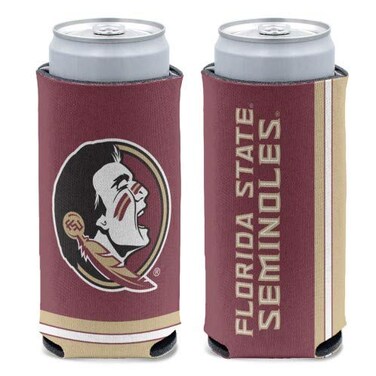 WinCraft NCAA Florida State Seminoles Slim Can Cooler, Team Colors, One Size