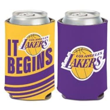 Los Angeles Lakers SLOGAN Can Cooler 12 oz.