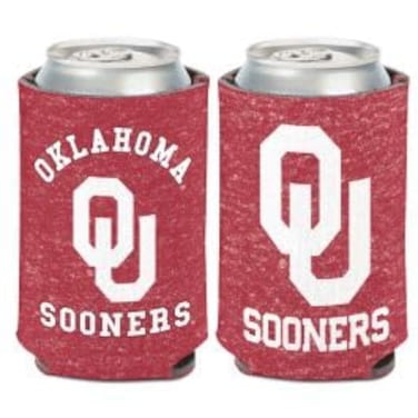 WinCraft Oklahoma Sooners Team Heathered Neoprene Can Cooler, 12 oz.