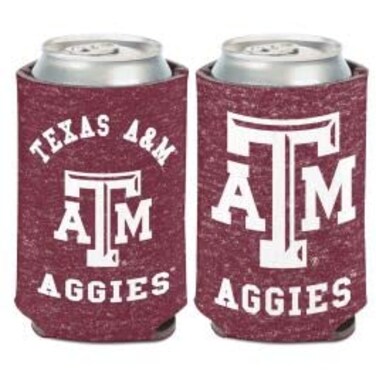 Texas A&amp;M Aggies TEAM HEATHERED Can Cooler 12 oz.