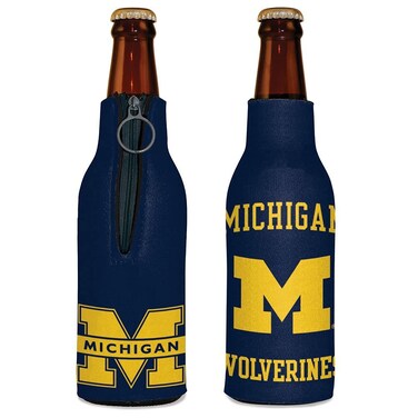 WinCraft NCAA Michigan Wolverines Bottle Cooler, Team Colors, One Size