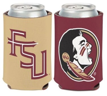 NCAA Florida State University Seminoles FSU (1-Pack) 12 oz. 2-Sided Can Cooler