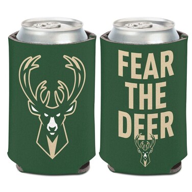 WinCraft Milwaukee Bucks Can Cooler Slogan Design