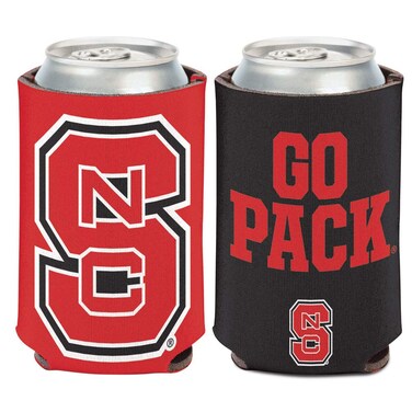 WinCraft NCAA North Carolina State Wolpack NCSU (1-Pack) 12 oz. 2-Sided Can Cooler