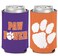 WinCraft NCAA Clemson University Tigers Paw Power 1 Pack 12 oz. 2-Sided Can Cooler