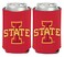 WinCraft NCAA Iowa State University Cyclones 1 Pack 12 oz. 2-Sided Can Cooler
