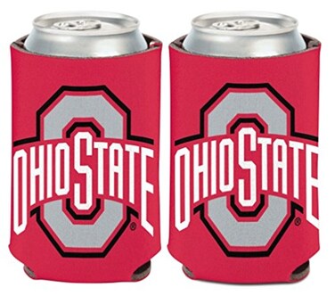 WinCraft NCAA Ohio State University Buckeyes 1-Pack 12 oz. 2-Sided Can Cooler