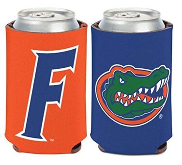 NCAA University Florida Gators 1 Pack 12 oz. 2-Sided Can Cooler