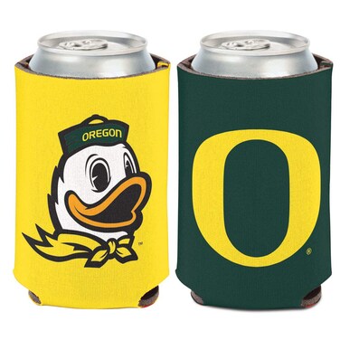 WinCraft NCAA University Oregon Ducks 1 Pack 12 oz. 2-Sided Can Cooler