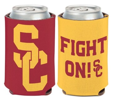 WinCraft NCAA USC Trojans (1-Pack) 12 oz. 2-Sided Can Cooler