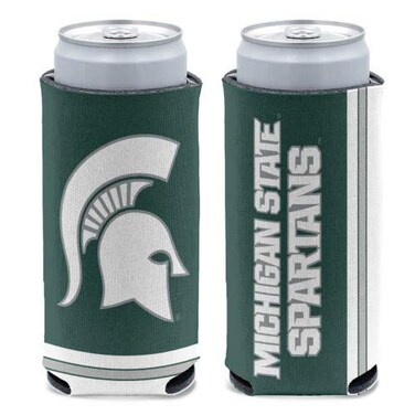 WinCraft NCAA Michigan State Spartans Slim Can Cooler, Team Colors, One Size