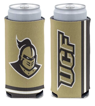 WinCraft University Central Florida UCF Knights Slim Can Cooler, 1-Pack, (Foldable, 2-Sided Design)