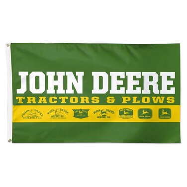WinCraft John Deere Flag 3'x5' Deluxe Logo Vintage