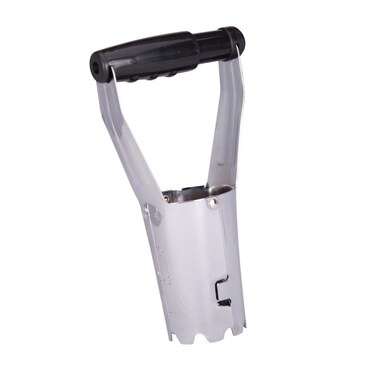 Edward Tools Bulb Planter - Bend Free Tool for Planting Bulbs - Automatic Soil Release for Digging/refilling Hole - Depth Marker for More consistent Planting Tulips, Daffodils, Dahlias