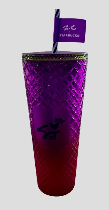 PLSTC CLD CUP GEMSTONE GRADIENT SHAE 24OZ SPRING FY24