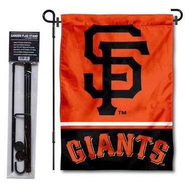 WinCraft San Francisco Giants Garden Flag with Stand Holder