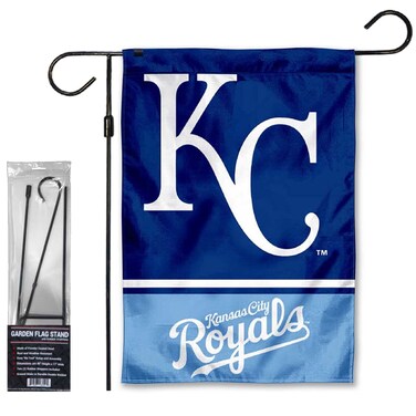 WinCraft Royals Garden Flag with Stand Holder Flagpole